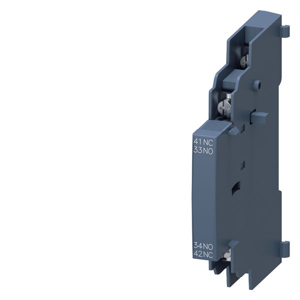 Lateral auxiliary switch 1NO+1NC, ring cable lug connection for circuit-breakers, sz s00/s0