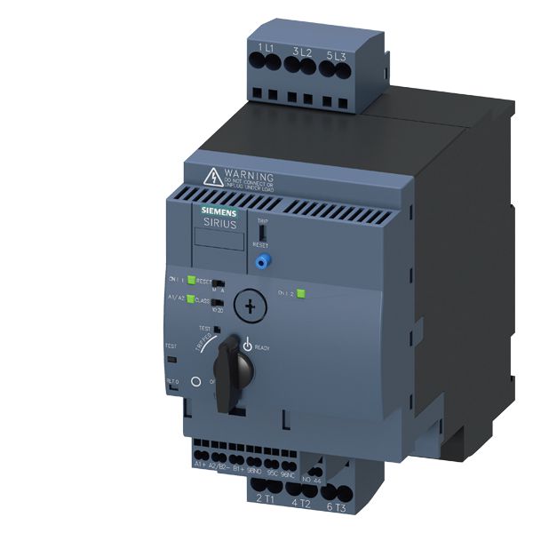 SIRIUS, COMPACT STARTER, REVERSING STARTER 690 V, 110 ... 240 V AC/DC, 50 ... 60 HZ, 0.1 ... 0.4 A, IP20, MAIN CIRCUIT CONNECTION SPRING-LOADED TERMINAL, AUXILIARY CIRCUIT CONNECTION SPRING-LOADED TERMINAL
