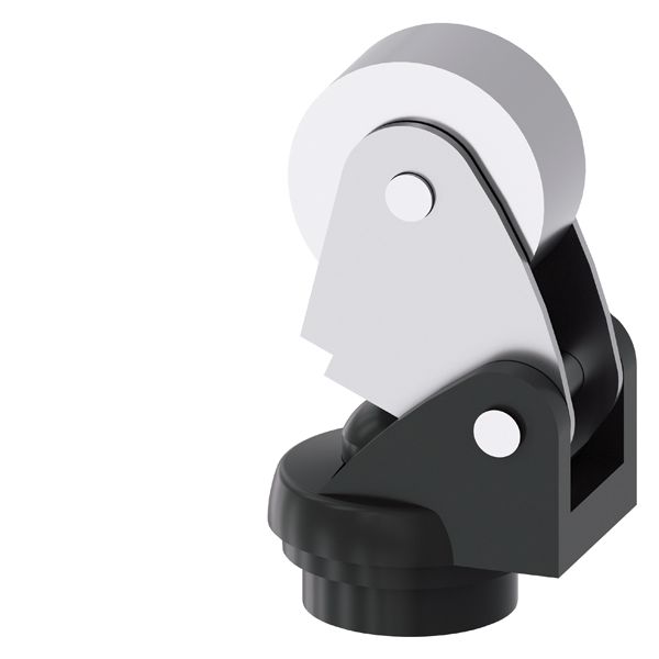 Actuator head for position switch 3SE51/52 roller lever metal lever and stainless steel roller 22 mm