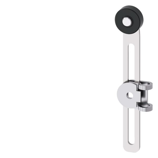 Adjustable-length twist lever for position switch 3SE51/52 metal lever 100 mm long plastic roller 19 mm