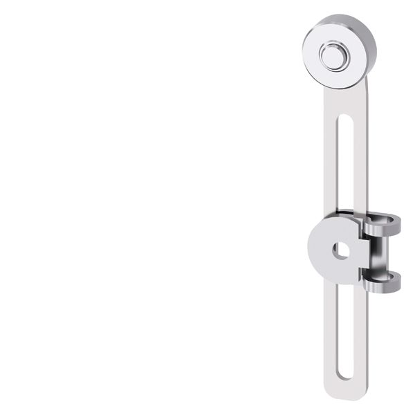 Adjustable-length twist lever for position switch 3SE51/52 metal lever 100 mm long stainless steel roller 19 mm