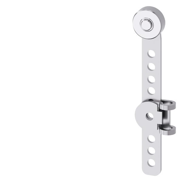Adjustable-length twist lever for position switch 3SE51/52 stainless steel lever 100 mm long with stainless steel terminal positive fit (grid hole) stainless steel roller 19 mm