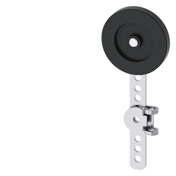 Adjustable-length Twist lever for position switch 3SE51/52 Metal lever 100 mm long Positive fit (grid hole) Plastic roller 50 mm