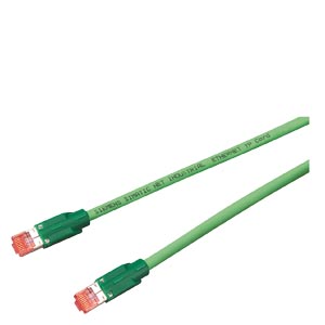 SIMATIC NET, IND. ETHERNET TP CORD RJ45/RJ45, TP CORD PREASSEMBLED WITH 2 RJ45 CONNECTORS, LENGTH 1 M