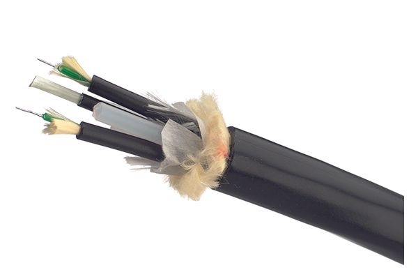 15 M CONNECTORS, LENGTH PREASSEMBLED WITH 4 BFOC TRAILING CABLE, SPLITTABLE, FLEXIBLE FIBER OPTIC CABLE, SIMATIC NET,
