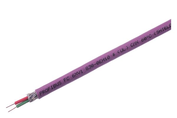 SIMATIC NET, PB FC TRAILING CABLE, PROFIBUS TRAILING CABLE MAX. ACCELERATION 4M/QS MIN. 3 MIO BENDING CYCLES MIN. BENDING RADIUS CA. 120 MM TWO-CORE SHIELDED, SOLD BY THE METER, MAX. CONSIGNMENT 1000 M MIN. ORDERING QUANTITY 20 M