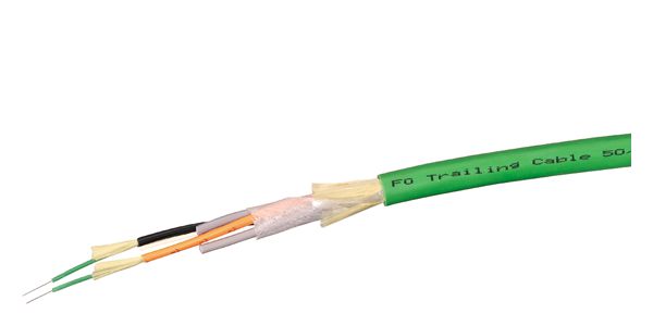 SIMATIC NET FO TRAILING CABLE GP 50/125. PREASSEMBLED WITH 2X2 BFOC CONNECTORS.LENGTH 10 M