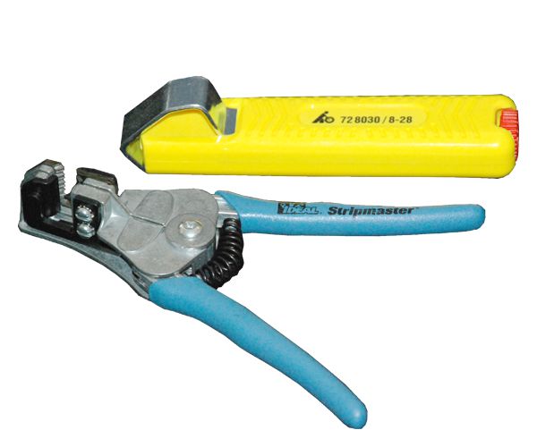 SIMATIC NET, PROFIBUS PLASTIC FO, STRIPPING TOOL SET V2 TOOL SET, CONTAINS 1 CABLE KNIFE FOR STRIPPING OF OUTER SHEATH OF PLASTIC FO STANDARD CABLES AND 1 ROUND PINCE FOR REMOVING OF CORE SHEATHS