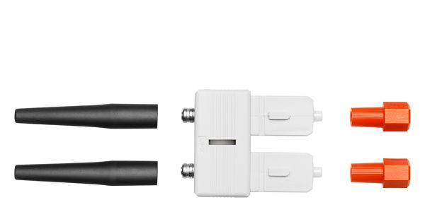 MM FO SC-CONNECTOR SET 10 DUPLEX CONNECT. F. FO CABLE STANDARD-, TRAILING-, INDOOR- AND MARINE APPROV. CABLE NOTE FOR MOUNTING SPECIAL TOOLS AND SPEC.TRAINED PERSONELL REQUIRED ADHESIVE BONDING- AND POLISHING TECHNOLOGY