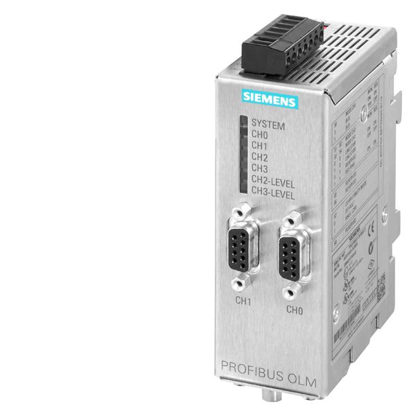 PB OLM/P22 V4.1 OPTICAL LINK MODULS W/ 2 RS485 AND 2 PLASTIC-FO-INTERFACE (4 BFOC SOCKETS). WITH SIGNAL. CONTACT AND MEASURING OUTPUT