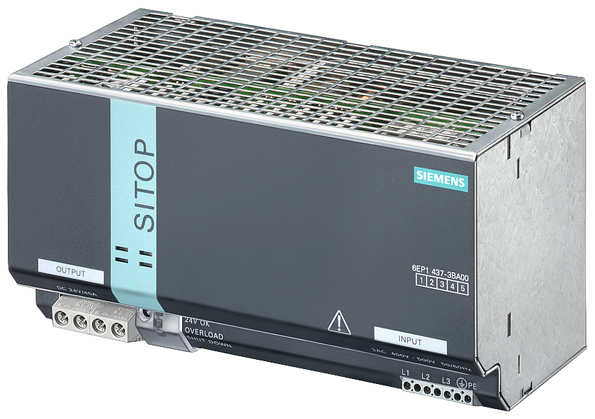 SITOP modular plus 40 A Stabilized power supply input 3 AC 400-500 V output 24 V DC/40 A Option for with protective varnish
