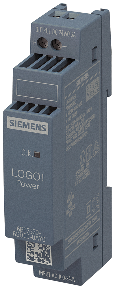 LOGO!POWER 24 VDC / 0.6 A Stabilized power supply