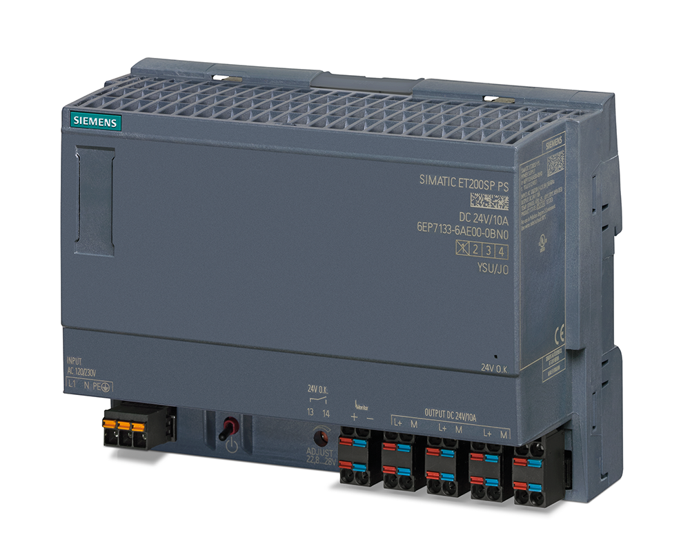 SIMATIC ET 200SP PS 24V/5A Stabilized power supply Input 120/230 V AC Output 24V DC/5 A