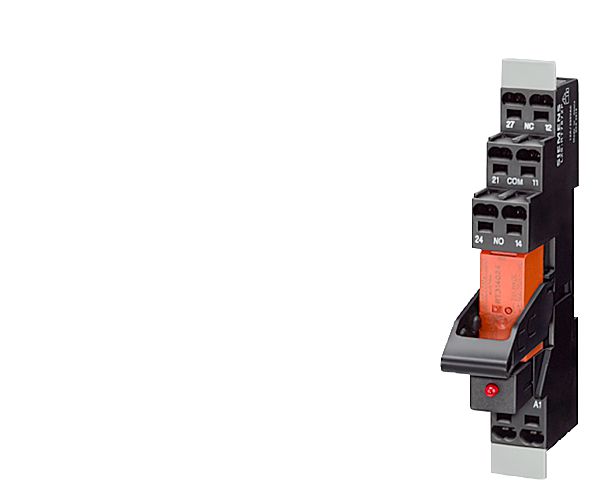 PLUG-IN RELAY COMPACT UNIT 115V AC. 1 CO LED MODULE RED SOCKET W. LOGIC ISOLATION PLUG-IN TERMINAL (PUSH-IN)