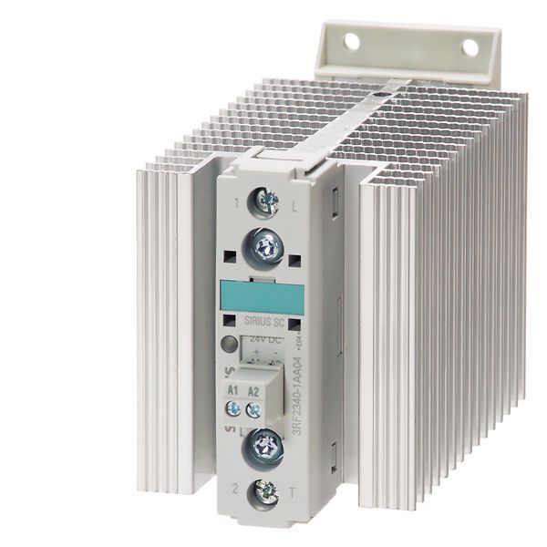 SEMI-COND. CONTACTOR 3RF2,1-PH. AC51 40A 40 DEGREES C 48-460V / 24V AC/DC SCREWTERMINAL