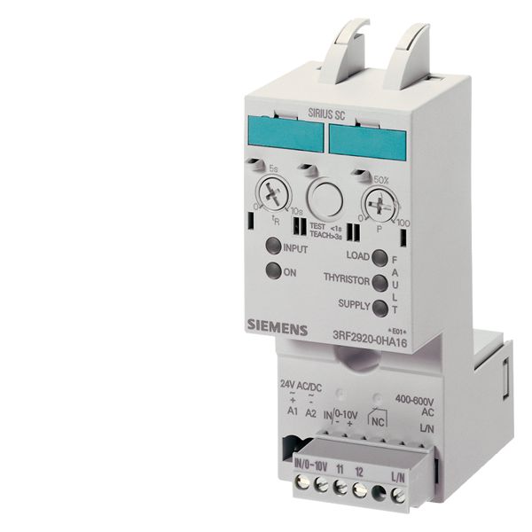 POWER CONTROLLER CURRENT RANGE 20A 40 DEGREES C 110-230V / 24V AC/DC FOR SEMICONDUCTOR RELAY / CONTA W. PARTIAL LOAD MONITORING W. PARTIAL LOAD MONITORING