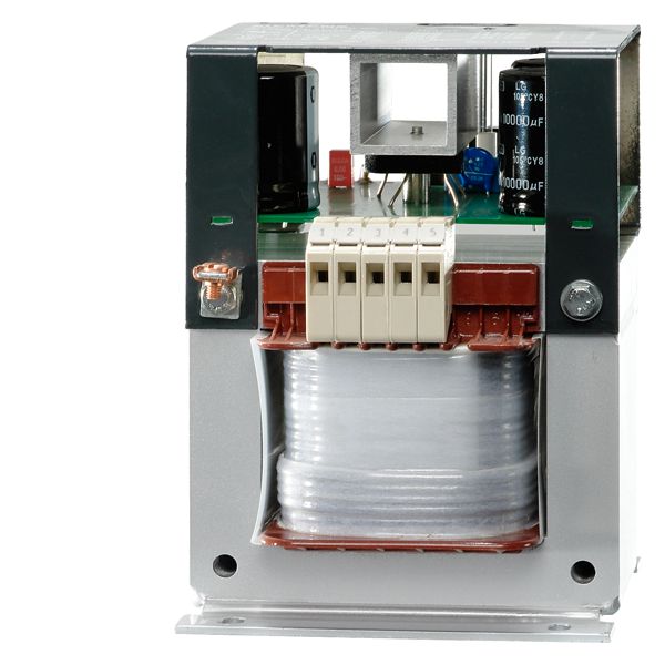 POWER SUPPLY PHASES 1 PN(KW) 0,24 UPRI(V) 400-230(240)-115(120) USEC(V DC) 24 ISEC(A DC) 10/12 (60/40 CEL) F(HZ) 50...60 VECTOR GR./SHIELD WNG. II0 /0 PROTECTION CL. I TA/ISOKL 60 /B W(%) 5 IP00 TYPE OF TERMINALS SCREW/TAB CONNECTION INSTALLATION MOUNTING RAILS EN 61558-2-6, EN61131-2 >SAFETY ISOLATING TRANSFORMER