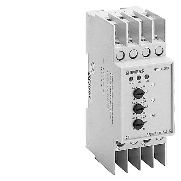 VOLTAGE RELAY, N-TYPE AC 230/400V 2CO 0.9/1.3+0.7/1.1