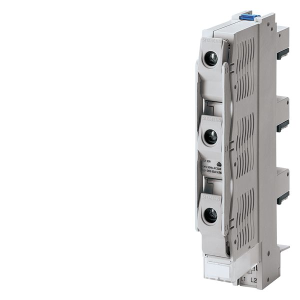 FUSE BASE,63A,3P,400V,5 ( & ) 10MM BUS