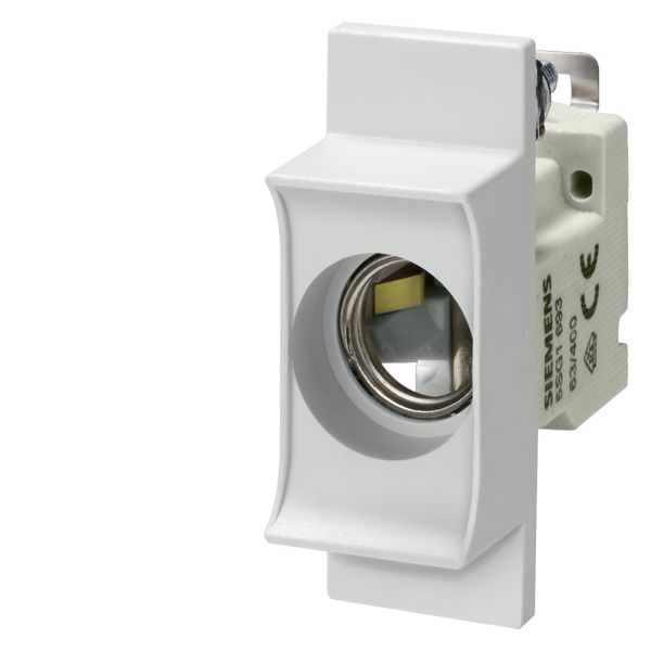 NEOZED, fuse base, D02, 1-pole, 63 A, Un AC 400 V, Un DC 250 V