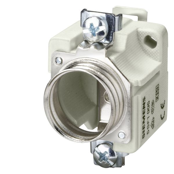 DIAZED FUSE BASE,63 AMP,1-POLE,SNAP-0N CLAMP TYPE/SADDLE TERMINAL AC690V DC500VDIAZED-BASE DIII 63A