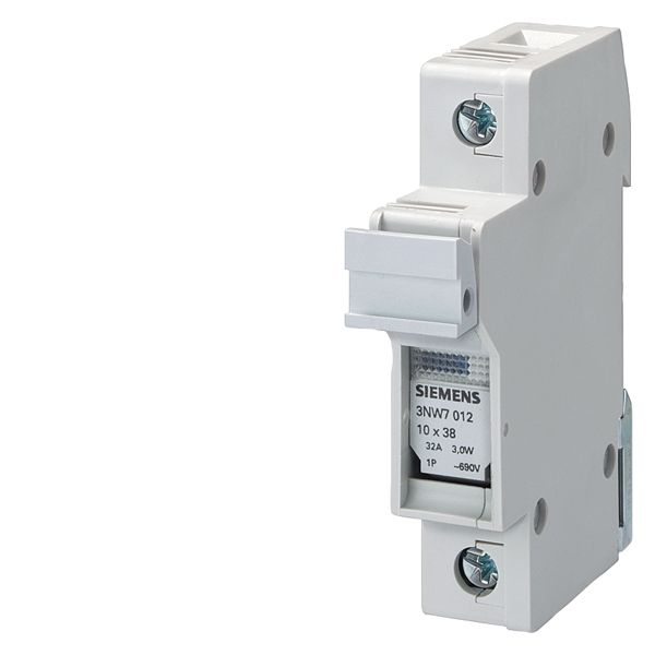 FUSE HOLDER,1+N,50A,14X51MM FUSE,LED SIZE 14X51 MM 50 A, 1-POLE+N FOR CYLINDRICAL FUSE LINKS WITH SIGNAL DETECTOR BUILT-IN FUSE BASE