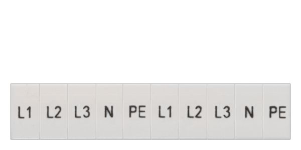 LABELS L1,L2,L3,PE,N SIZE ZB5