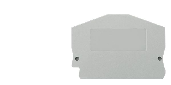 COVER, FOR COMPACT TERMINALS WITH SECTION 2.5 MM2, WIDTH 2.2 MM, COLOR GRAY