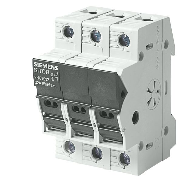 FUSE DISCONNECT SWITCH,10X38,32A,690V,3P SITOR SWITCH DISCONNECTOR 10X38, UP TO32 A, 690 V AC