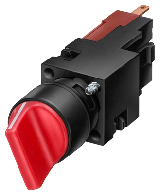 16mm Selector Switch 50deg op angle, Plastic Maintained, short lever, 1NO 2 position Complete Device Black Non-Illuminated UL File E44653 in Vol.2 Sec.38