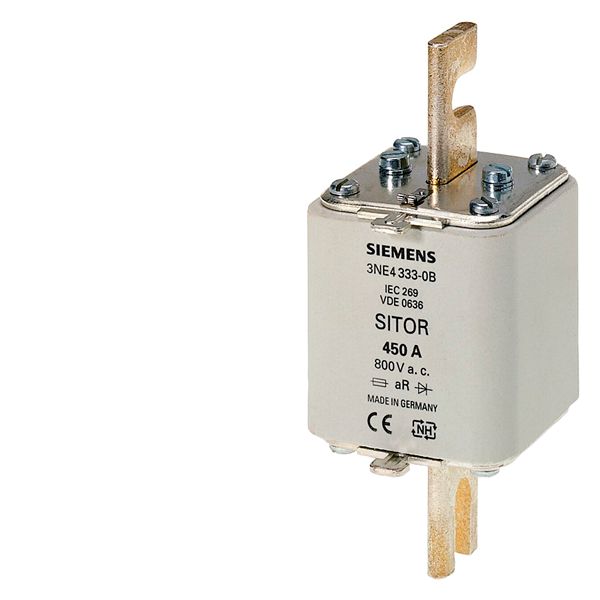 FUSE,LINK,SITOR,450A,800V,SIZE2 450A, AC 800V, SIZE 2 SITOR FUSE-LINK