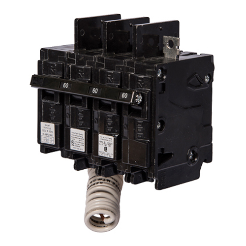 Siemens Low Voltage Molded Case Circuit Breakers General Purpose MCCBs are Circuit Protection Molded Case Circuit Breakers. 3-Pole Common-Trip circuit breaker type BQ. Rated 240V (020A) (AIR 10 kA). Special features 120VAC Shunt Trip. NoteLoad side lugs are included.