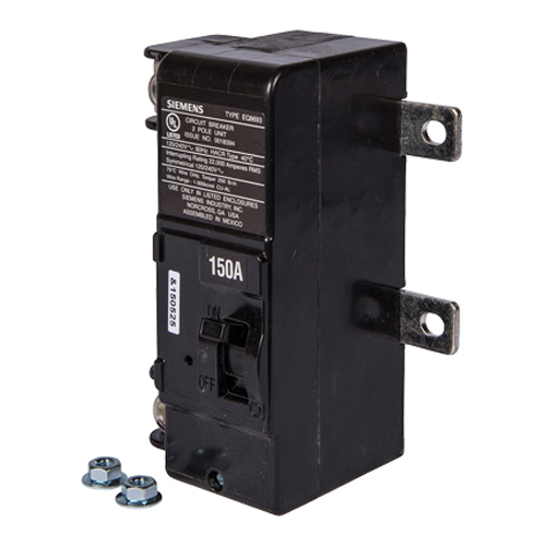 Siemens Low Voltage Residential Circuit Breakers Main Breakers - Family G Mainsare Circuit Protection Load Center Mains, Feeders, and Miniature Circuit Breakers. Load center conversion kit 1-Phase main breaker.. Rated (150 - 225A) AIR 22 KA.