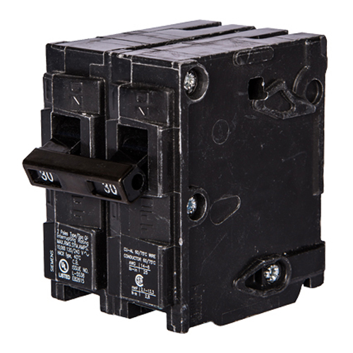 Siemens Low Voltage Residential Circuit Breakers Miniature Thermal Mag Circuit Breakers - Type QP/MP, 2-Pole, 120/240VAC are Circuit Protection Load Center Mains, Feeders, and Miniature Circuit Breakers. LS-SCHALTER 10KA 1POL C20