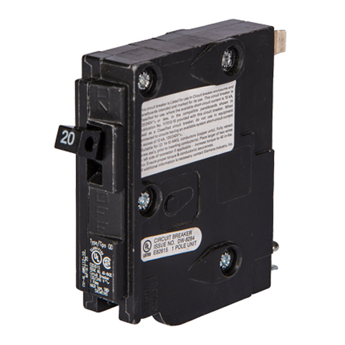 Siemens Low Voltage Residential Circuit Breakers. QD 3/4 IN Plug-In 1-Pole circuit breaker. Rated 120V (40A) AIR (10 kA). Special features HACR rated, non UL compliant.