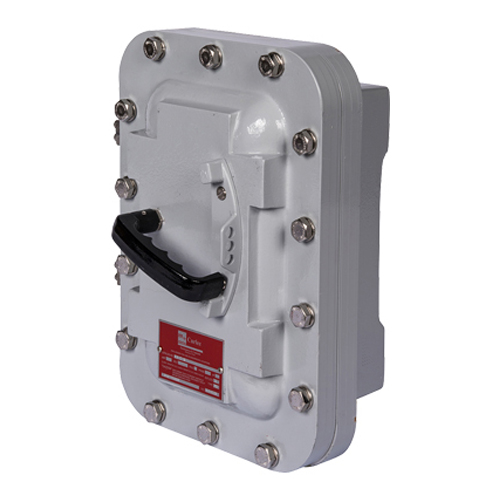 SIEMENS LOW VOLTAGE ENCLOSED SENTRON MOLDED CASE CIRCUIT BREAKER (ASSEMBLED) WITH MAGNETIC ONLY TRIP UNIT. 100A 3-POLE 240V MOLDED CASE SWITCH (BREAKER) ED FRAME WITH STANDARD BREAKING CAPACITY (ED23S100A). NON-INTERCHANGEABLE TRIP UNIT. NEMA TYPE 1 ENLCOSURE FLUSH MOUNTED (E2N1F) WITH NEUTRAL (W53045). INCLUDES LINE AND LOAD SIDE LUGS (LN1E100) WIRE RANGE 10 - 1/0AWG (CU/AL). ENCLOSURE DIMENSIONS (W x H x D) IN 8.50 x 17.50 x 5.06.