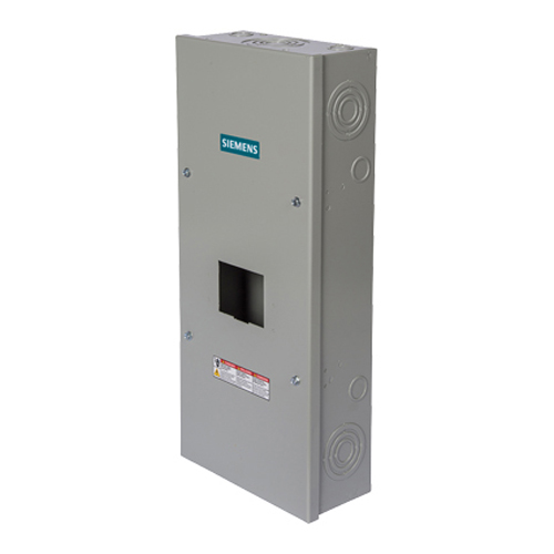 SIEMENS LOW VOLTAGE ENCLOSED SENTRON MOLDED CASE CIRCUIT BREAKER (ASSEMBLED) WITH THERMAL - MAGNETIC TRIP UNIT. 150A 3-POLE 600V STANDARD 40 DEG C BREAKER FD FRAME WITH FUSELESS CURRENT LIMITING BREAKING CAPACITY (CFD63B150). NON-INTERCHANGEABLE TRIP UNIT. NEMA TYPE 3R ENCLOSURE (F6N3R). ORDER NEUTRAL (N250). INCLUDESLINE AND LOAD SIDE LUGS (TA1FD350A) WIRE RANGE 6AWG - 350KCMIL (CU) / 4AWG - 350KCMIL (AL). ENCLOSURE DIMENSIONS (W x H x D) IN 14.06 x 38.13 x 7.75.