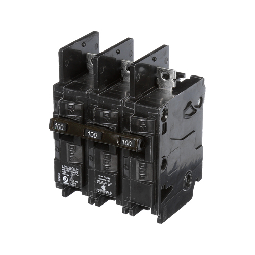 Siemens Low Voltage Molded Case Circuit Breakers General Purpose MCCBs are Circuit Protection Molded Case Circuit Breakers. 3-Pole Common-Trip circuit breaker type BQ. Rated 240V (100A) (AIR 10 kA). Special features Load side lugs are included.
