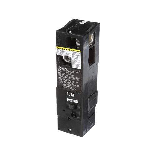 Siemens Low Voltage Residential Circuit Breakers Main Breakers - Type QS Breakers are Circuit Protection Load Center Mains, Feeders, and Miniature Circuit Breakers. Type QS Application Electrical Distribution Standard UL 489 Voltage Rating120/240V Amperage Rating 150A Trip Range Thermal Magnetic Interrupt Rating 10 AIC Number Of Poles 2P