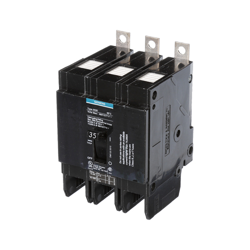Product image for Siemens BQD335 3-Pole 35 Amp 480 VAC 14 kA Circuit Breaker