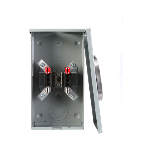 Siemens Low Voltage Talon Meter Sockets Residential - Talon Meter Sockets UAT4 Steel are Residential Enclosures Single-Family Metering. Type UAT4 Special Features NO BYPASS Application RESIDENTIAL Standard UL Voltage Rating 300V Amperage Rating 200A Phase SINGLE PHASE Size 5.800X8.700X16.900 Cable Entry OH Terminal 4 TERMINALS Mounting SURFACE MOUNTING Operating Temperature AVERAGE AMBIENT Enclosure STEEL