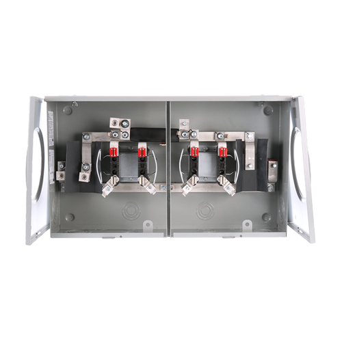 Siemens Low Voltage Talon Meter Sockets Residential - Talon Meter Sockets UAS8/9 Aluminum are Residential Enclosures Single-Family M etering. Type UAS8/9 Special Features W/ HORN BYPASS Application RESIDENTIAL Standard UL Voltage Rating 600V Amperage Rating 100A Phase SINGLE PHASE Size 6.700X15.300X24.600 Cable Entry OH/UG Terminal 4 TERMINALS Mounting SURFACE MOUNTING Operating Temperature AVERAGE AMBIENT Enclosure ALUMINUM