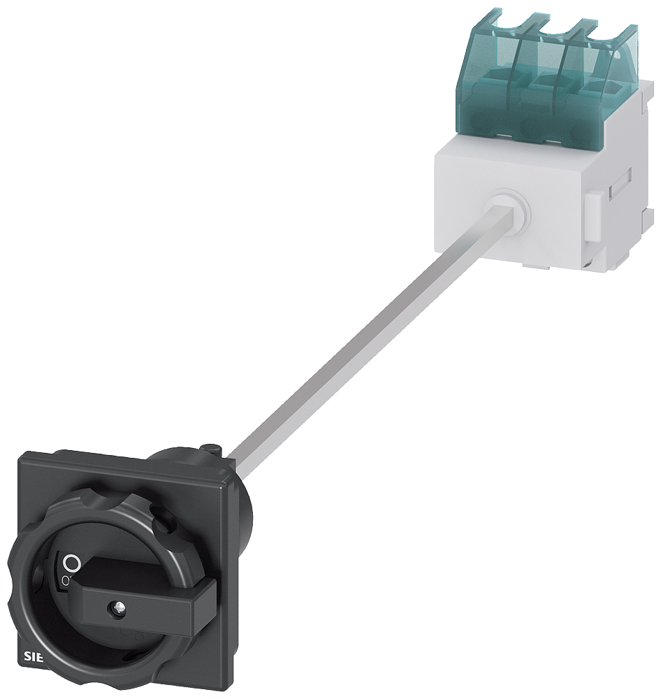 DISC SWITCH 3P BLK ROTARY 32A DINRL BASE ROTARY ACTUATOR BLACK MOUNTING RAIL/TWO-HOLE MOUNTING BASE MOUNTING IU=32, P/AC-23A AT 400V=11,5KW MAIN CONTROL SWITCH3-POLE (040892553048)