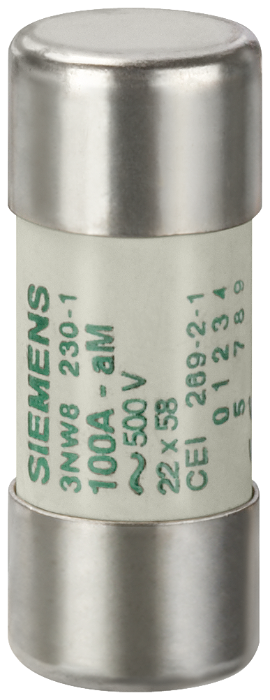 CYL FUSE,FRENCH STD,500V,40A,10 PACK SIZE 22X58MM, 500V 40A WITHOUT INDICATOR ACC. TO FRENCH STANDARD (NFC) CYLINDRICAL FUSE A.M.