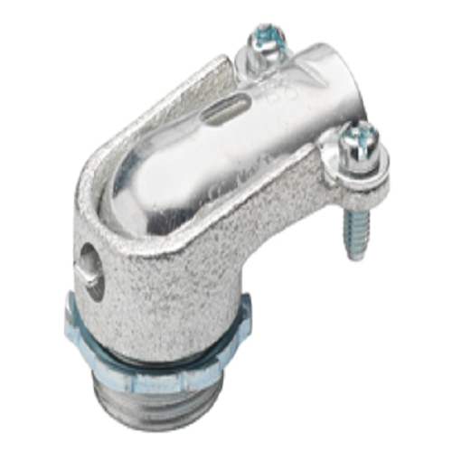 BRIDGEPORT 801 3/8 90D 2SCR FLEX CONNECTOR Gordon Electric Supply, Inc.