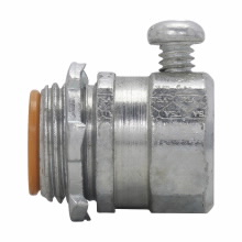 Product image for Crouse-Hinds Series 1457US 3 Inch USA Steel Insulated Set Screw EMT/Rigid Conduit Connector