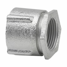 Product image for Crouse-Hinds 191 3/4" Threaded 3pc Rigid/IMC Conduit Coupling, Concrete Tight, Malleable Iron