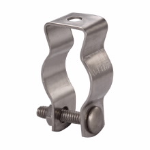 Product image for Crouse-Hinds Series 2BSS 1 Inch 301 Stainless Steel Rigid/EMT Conduit Hanger