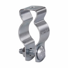 Product image for Crouse-Hinds Series 4BUS 1-1/2 Inch USA Steel Cable and Rigid/EMT Conduit Hanger with Bolt