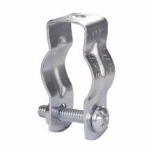 Product image for Crouse-Hinds Series 5 B 2 Inch Steel Rigid/EMT Conduit Hanger with Bolt